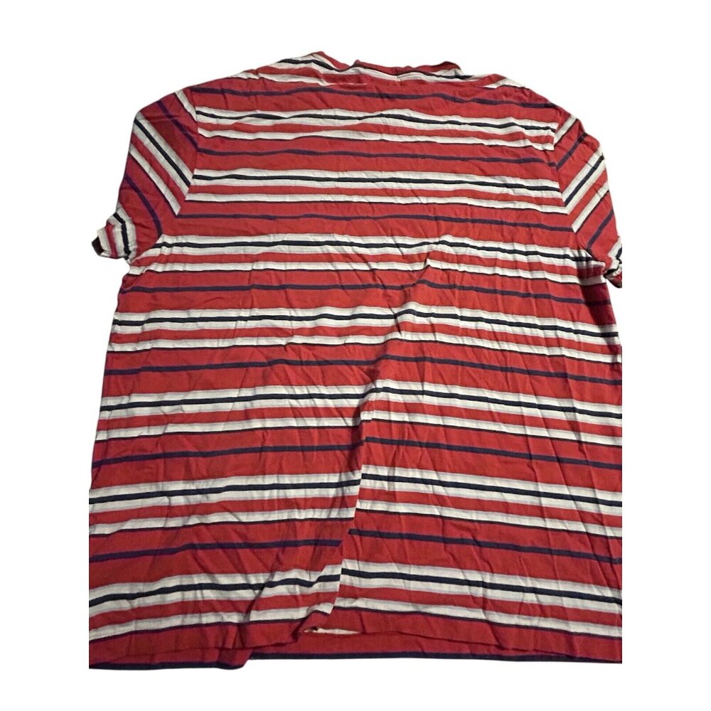 Polo Ralph Lauren Gauze Striped Tee T-Shirt Custom Slim Fit Pure Cotton XXL - Picture 7 of 7